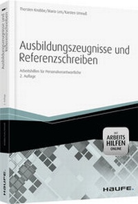 Abbildung von: Ausbildungszeugnisse und Referenzschreiben - Haufe-Lexware