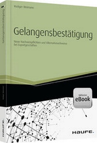 Abbildung von: Gelangensbestätigung - inkl. eBook - Haufe-Lexware