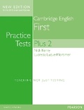 Cover: Cambridge First Volume 2 Practice Tests Plus New Edition Students' Book without Key - Pearson Longman