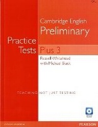 Enlarge image Cover: Practice Tests Plus PET 3 without Key for Pack - Pearson Longman