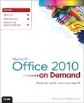 Cover: Microsoft Office 2010 On Demand - Que Corporation,U.S.