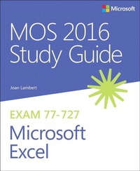Abbildung von: MOS 2016 Study Guide for Microsoft Excel - Microsoft Press