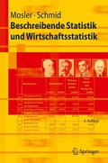 Cover: Beschreibende Statistik und Wirtschaftsstatistik - Springer