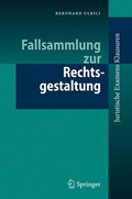 Cover: Fallsammlung zur Rechtsgestaltung - Springer