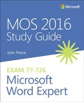 Cover: MOS 2016 Study Guide for Microsoft Word Expert - Microsoft Press