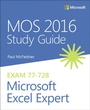 Cover: MOS 2016 Study Guide for Microsoft Excel Expert - Microsoft Press