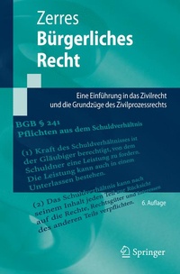 Abbildung von: Bürgerliches Recht - Springer