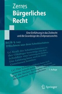 Abbildung von: Bürgerliches Recht - Springer