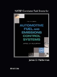 Abbildung von: NATEF Correlated Task Sheets for Automotive Fuel and Emissions Control Systems - Pearson