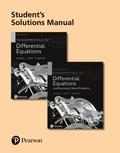 Cover: Student Solutions Manual for Fundamentals of Differential Equations and Fundamentals of Differential Equations and Boundary Value Problems - Pearson