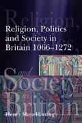 Cover: Religion, Politics and Society in Britain 1066-1272 - Longman