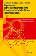 Cover: Allgemeine Betriebswirtschaftslehre - Koordination betrieblicher Entscheidungen - Springer