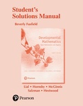Cover: Student Solutions Manual for Developmental Mathematics: Basic Mathematics and Algebra - Pearson