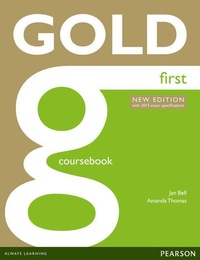 Enlarge image Cover: Gold First New Edition Coursebook - Pearson Longman