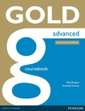 Cover: Gold Advanced Coursebook - Pearson Longman