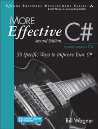 Enlarge image Cover: More Effective C# - Addison Wesley