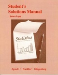 Cover: Student's Solutions Manual for Statistics - Pearson
