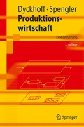 Cover: Produktionswirtschaft - Springer