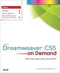 Enlarge image Cover: Adobe Dreamweaver CS5 on Demand - Que Corporation,U.S.