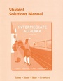 Cover: Student Solutions Manual for Intermediate Algebra - Pearson