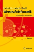 Cover: Wirtschaftsinformatik - Springer