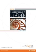 Cover: New Language Leader Elementary Coursebook for MyEnglishLab Pack - Pearson Longman