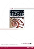 Cover: New Language Leader Upper Intermediate Coursebook for MyEnglishLab Pack - Pearson Longman
