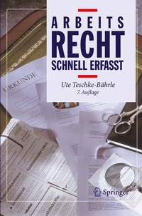 Abbildung von: Arbeitsrecht - Schnell erfasst - Springer