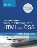 Cover: Sams Teach Yourself Web Publishing with HTML and CSS in One Hour a Day - Sams Publishing