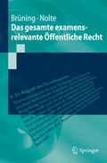 Cover: Das gesamte examensrelevante &Ouml;ffentliche Recht - Springer