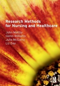 Cover: Research Methods for Nursing and Healthcare - Pearson Education Limited