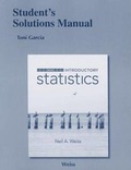 Cover: Student Solutions Manual for Introductory Statistics - Pearson