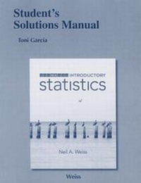 Enlarge image Cover: Student Solutions Manual for Introductory Statistics - Pearson