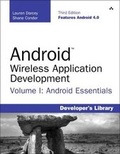 Cover: Android Wireless Application Development Volume I - Addison Wesley