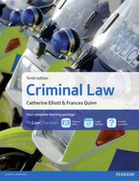 Enlarge image Cover: Criminal Law - Pearson Education Limited