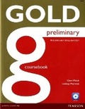 Cover: Gold Preliminary Coursebook for CD-ROM Pack - Pearson Longman