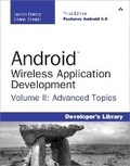 Cover: Android Wireless Application Development Volume II - Addison Wesley