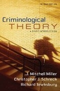 Cover: Criminological Theory - Pearson