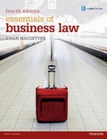 Cover: Essentials of Business Law - Pearson Education Limited