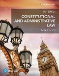 Cover: Constitutional and Administrative Law - Pearson Education Limited