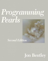 Enlarge image Cover: Programming Pearls - Addison Wesley