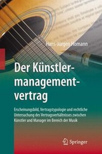Abbildung von: Der Künstlermanagementvertrag - Springer