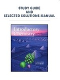 Cover: Study Guide & Selected Solutions Manual for Introductory Chemistry - Pearson