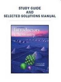 Enlarge image Cover: Study Guide & Selected Solutions Manual for Introductory Chemistry - Pearson
