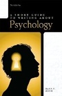 Cover: Short Guide to Writing About Psychology, A - Pearson