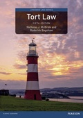 Cover: Tort Law - Pearson Education Limited