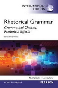 Enlarge image Cover: Rhetorical Grammar, plus MyCompLab with Pearson eText - Pearson Education Limited