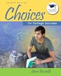 Cover: Choices for College Success - Pearson