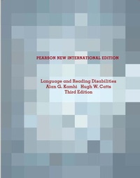 Enlarge image Cover: Language and Reading Disabilities - Pearson Education Limited