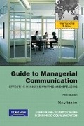 Cover: Guide to Managerial Communication - Pearson